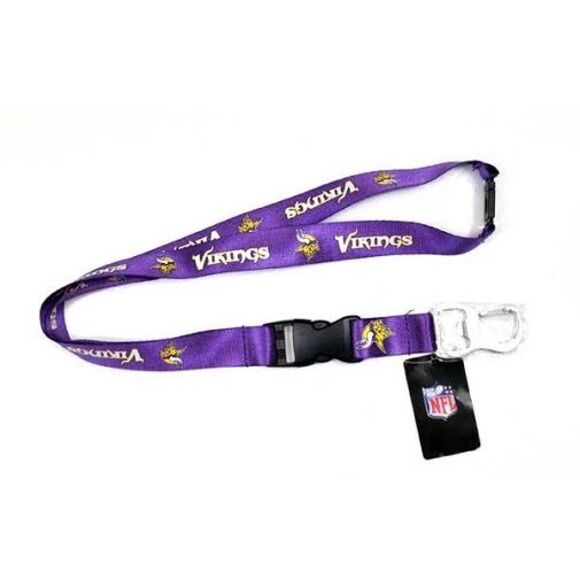 Minnesota Vikings NFL Bottle Opener Lanyard - Picture 2 of 3